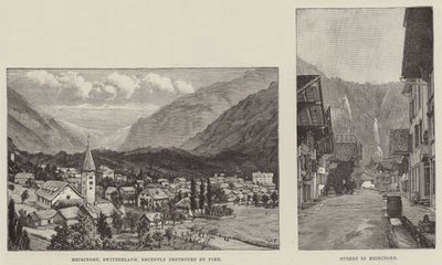Sketches of Meiringen by Walter Paget